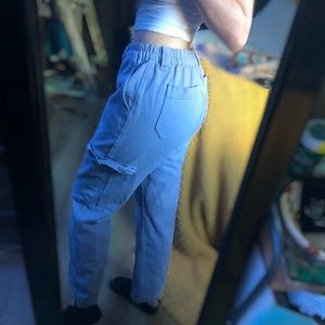 Lavender cargo pants